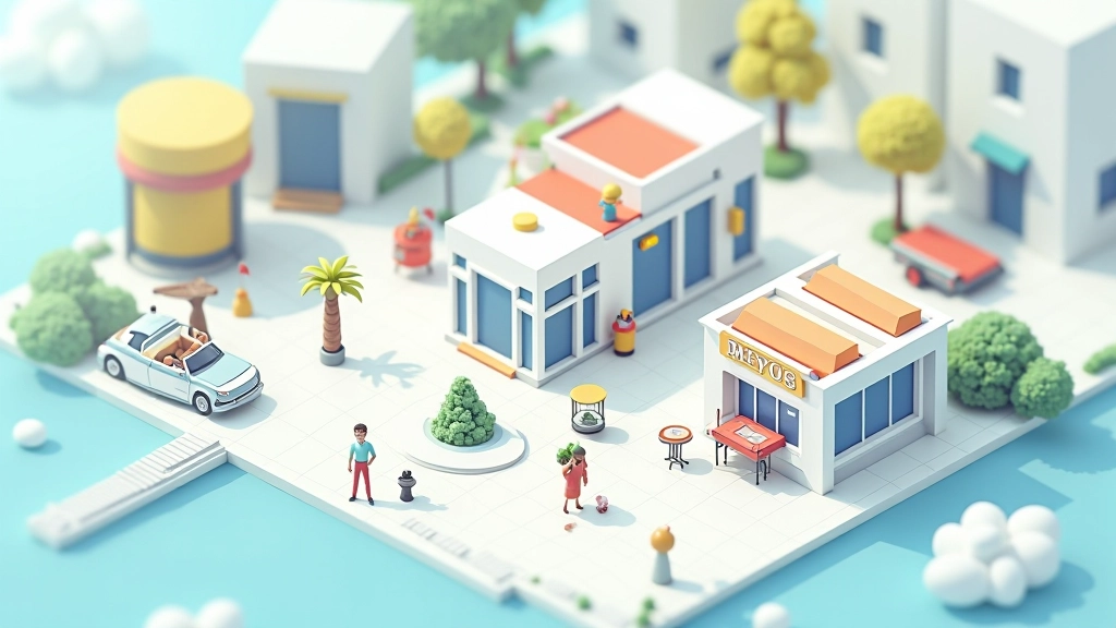 Collezione di esempi di design isometrico moderno: interfaccia web, icone di app, ambiente di videogame, illustrazione di architettura