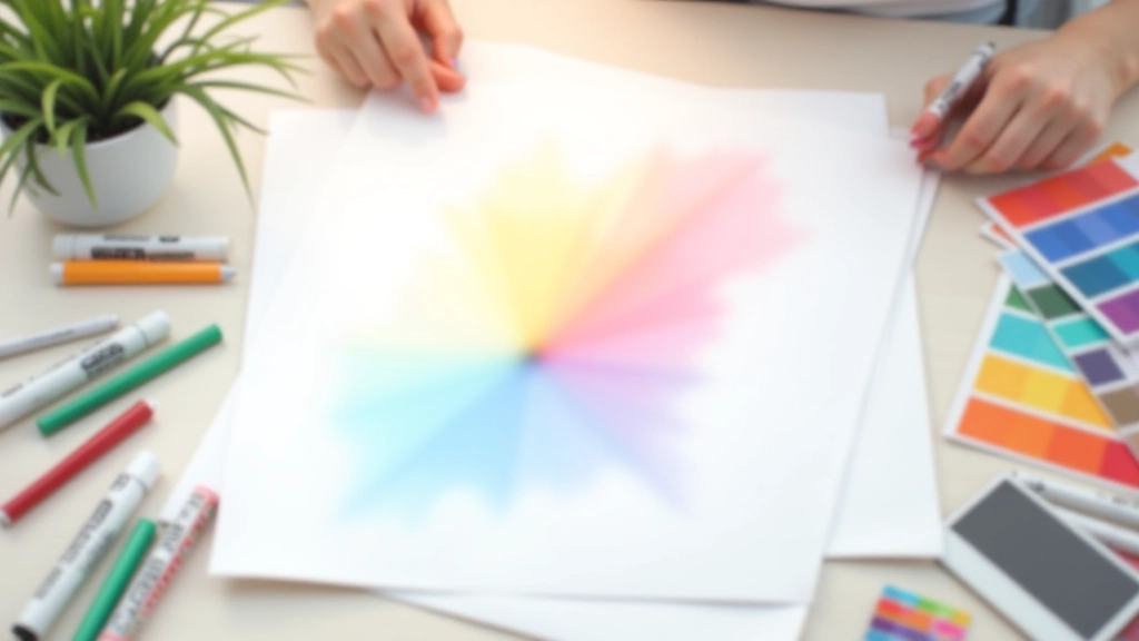 Interfaccia flat design con colori vivaci mostra animazione di icone e transizioni di pagina