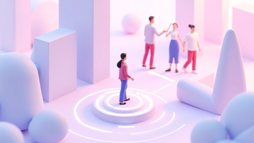 Animazione per landing page con movimento isometrico